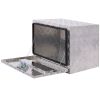 24inch Aluminum tool box,heavy duty truck bed tool box,outdoor trailer pickup storage tool box,RV storage organizer,underbody box w/lock keys,silver -