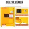 VEVOR 16.9" x 16.9" x 22" Flammable Cabinet Galvanized Steel, Safety Cabinet, Adjustable Shelf Flammable Storage Cabinet, for Commercial Industrial an