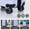 luggage sets 3 piece,carry-on luggage with wheels,check in luggage,28/24/20 inch luggage,tsa approved lock,hardshell suitcase,Blue Purple - as Pic