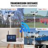 VEVOR 7-in-1 Wi-Fi Weather Station 7 in TFT Display Wireless Outdoor Sensor - Default