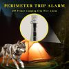 2 Pack Perimeter Trip Alarm, Camping Trip Wire Alarm Device, Perimeter Defense Device, Camping and Property Security Early Warning Security System - b