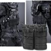 Molle Open Top Double Triple Mag Pouch - Black - Double