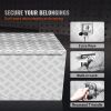 VEVOR Underbody Truck Box, 60"Ã—24"Ã—24" Pickup Storage Box, Heavy Duty Aluminum Diamond Plate Tool Box with Lock and Keys, Waterproof Trailer Storage