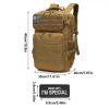 Outdoor Adventure Backpack - Camo Tactical Cycling Gear, Trekking Equipment, Spacious Travel Backpack, Suitable for Camping, Outdoor Hikes, and Busine