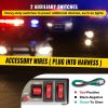 VEVOR 200W Siren Bundle 8 Tones Emergency Warning Siren with PA Speaker MIC System Vehicle Siren Box Fit for Police, Ambulance, Fire Fighting and Engi