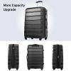 3 Piece Luggage Set Hardside Spinner Suitcase with TSA Lock 20" 24" 28" Available - as Pic