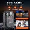VEVOR 1440P HD Police Body Camera, 64GB Body Cam with Audio Video Recording Picture, Built-in 2850 mAh Battery, 2.0" LCD, Infrared Night Vision