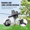 VEVOR Zipline Kit for Kids and Adult, 100 ft Zip Line Kits Up to 500 lb, Backyard Outdoor Quick Setup Zipline, Playground Entertainment with Stainless