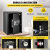 VEVOR Safe Box, 2.1 CU.FT Fingerprint Safe Box for Money w/ 2 Keys & Digital Keypad, Q235 Steel Safe Box for Storing Cash, Jewelry, Pistols, Docu