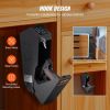 VEVOR Mounted Gun Safe for Pistols, Biometric Gun Safe with Three Quick Access Ways of Fingerprints, Passwords and Keys, Handgun Safe for 1 Pistol for