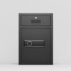 Business Coin - Slot Storage Safe w/ Electronic Lock, 2 Emergency Keys,23.6''x15.7''x14.5'', Ideal for Cash & Mail at Home/Hotel/Office - as Pic