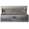 39inch Aluminum tool box,heavy duty truck bed tool box,outdoor trailer pickup storage tool box,RV storage organizer,underbody box w/lock keys,silver 3