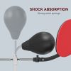Soozier Boxing Bag with Stand, Adjustable Height Punching Speed Bag with 2 Target Arms, for Training, Exercise, Black - Black