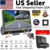 1080P 4" Dual Lens HD Car DVR Rearview Video Dash Cam Recorder Camera G-Sensor - Default Title
