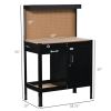 Multipurpose Tool Table, Storage Cabinet with Keys Workshop Tool Table with Slide Drawer. - as picture