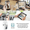 360Â° 1080P IP E27 Light Bulb Camera Wi-Fi IR Night Smart Home Wireless Security - Default Title