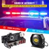 VEVOR 200W Siren Bundle 8 Tones Emergency Warning Siren with PA Speaker MIC System Vehicle Siren Box Fit for Police, Ambulance, Fire Fighting and Engi