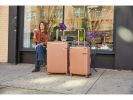 MKF Collection Tulum Large and Extra Large Check-in Spinner with TSA Security Lock by Mia k - Rose Gold - Polycarbonate