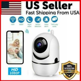 1080P WiFi Wireless Indoor Home Security Camera Night Vision Baby Pet Monitor - Default Title