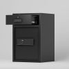 Business Coin - Slot Storage Safe w/ Electronic Lock, 2 Emergency Keys,23.6''x15.7''x14.5'', Ideal for Cash & Mail at Home/Hotel/Office - as Pic