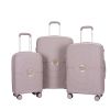 Hardshell Suitcase Double Spinner Wheels PP Luggage Sets Lightweight Durable Suitcase with TSA Lock,3-Piece Set (20/24/28) , Griege - as Pic