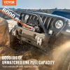 VEVOR Electric Winch for Truck 6000 lb Synthetic Rope Waterproof Remote Control - Default