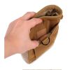 Recycling bag Sundries bag men's camouflage site work outdoor mountaineering storage tactical waist pack storage bag - black