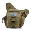 Camouflage shoulder saddlebags crossbody riding photography camera bag outdoor tactical fanny pack crossbody bag - desert color