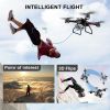 4DRC V14 RC Drone WIFI FPV 4K HD Wide Angle Dual Camera Quadcopter Portable With Bag ,2 Batteries Drone For Beginner,Headless Mode,Gesture Photo - BLA