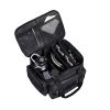 Tactical Gun Range Bag with Single Shoulder for 4 Pistols  - Black - Storage Bag