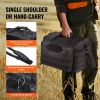 VEVOR Range Bag for 3 Pistols Tactical Gun Range Bag Single Shoulder Strip Black - Black - 36 x 26 x 31 cm