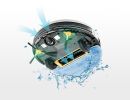 iMass Robot Vacuum Cleaner & Mop w/Surveillance Camera Wi-Fi App - Black
