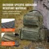 VEVOR Tactical Range Backpack for 6 Pistols Gun Backpack Green,Range Bag for Handguns Gun Case Bag with Lockable Zipper for Shooting Range Outdoor Hun