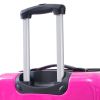 Hardshell Luggage Sets 3 Piece Gradient Color Expandable Suitcase with Spinner Wheels and TSA Lock Lightweight 20" 24" 28" Available,Pink and Yellow -