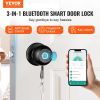 Smart Lock, Smart Door Knob, Biometric Door Lock Bluetooth Smart Lock, Fingerprint Smart Lock with APP Control, Easy Installation Door Lock