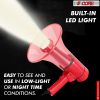 5 Core 40W Waterproof Megaphone Bullhorn Flashlight PRO Fire Army Grade - Battery + LED Light + Adj Volume + Siren Handheld Lightweight for Water Spor