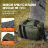 VEVOR Range Bag for 2 Pistols Tactical Gun Bag 2 Built-in Pistol Bags Green, Range Bag for Handguns Gun Case Bag with Lockable Zipper for Shooting Ran
