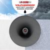 5 Core Indoor Outdoor PA Horn Circular Speaker 12 Inch 350W PMPO Loud Sound Megaphone Driver Horns w 400Hz-5KHz, 8 Ohm Waterproof Weatherproof Vehicle
