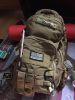 Tactical USA Flag Patch with Detachable Backing - Blue Line