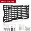 Tailgate Tactical Panel for Wrangler Tailgate Tool Kit Organizer Racks Compatible with Jeep Wrangler 2007-2018 JK JKU & 2018-2022 JL JLU - as Pic