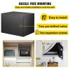 VEVOR Safe Box, 0.8 CU.FT Fingerprint Safe Box for Money w/ 2 Keys & Digital Keypad, Q235 Steel Safe Box for Storing Cash, Jewelry, Pistols, Docu