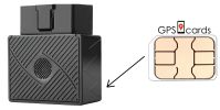 SIM card for GPS-303F works for Tracking with Independent Alarm System - Default