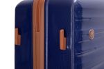 5 Piece Suitcase Set, PP Hardshell Carry on Suitcase Set, Travel Suitcases with Silent plane wheeland TSA Lock BLUE. - as Pic