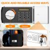 Digital Depository Safe Made of Carbon Steel Electronic Code Lock Depository Safe with Deposit Slot Depository Box for Home Hotel Restaurant and
