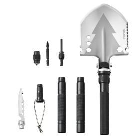 Survival Shovel 11 in 1 Camping Shovel Folding Multitool Portable Compact - Default