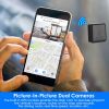 1080P Dual Lens Dash Cam Vehicle Driving Recorder Car DVR with WiFi GPS G-Sensor APP Control Motion Detection Parking Monitor Night Vision - Black