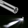 5" LED USB Rechargeable Mini Tactical Flashlight Stainless Steel Torch Pen Light - Default Title