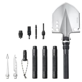 Survival Shovel 13 in 1 Camping Shovel Folding Multitool Portable Compact - Default