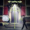 Outdoor Solar Flood Lights Sensor Light for Street Front Door Deck - Black B - Flood Lights