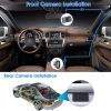 1080P Dual Lens Dash Cam Vehicle Driving Recorder Car DVR with WiFi GPS G-Sensor APP Control Motion Detection Parking Monitor Night Vision - Black